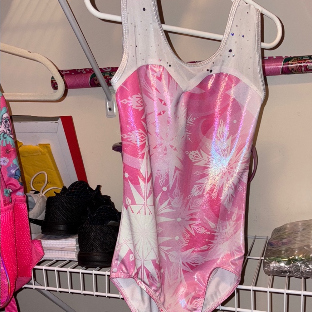 Set of gymnastics leotards 5-6Y